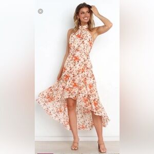 Petal & Pup Pink Floral High-low Dress